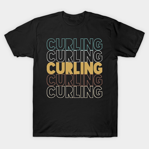 Curling T-Shirt by Hank Hill